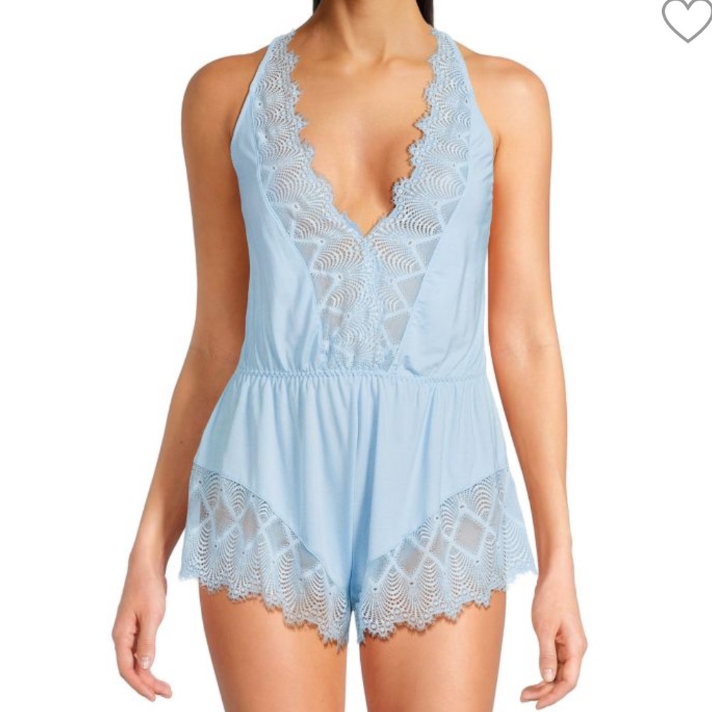 Coasbella allure sleep romper - light blue